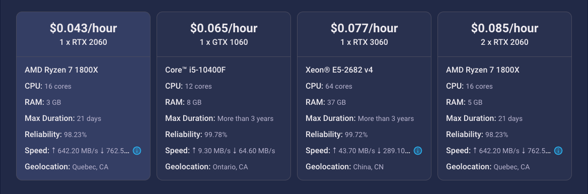 GPU Creation offers