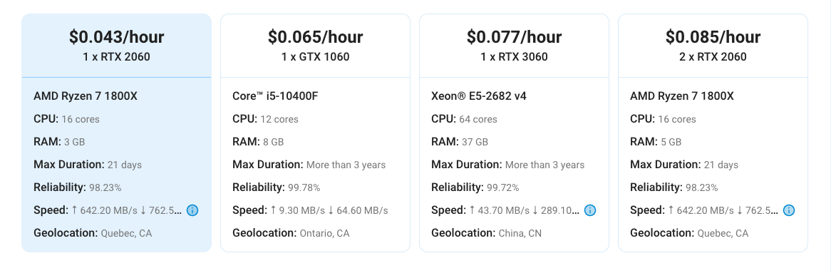 GPU Creation offers