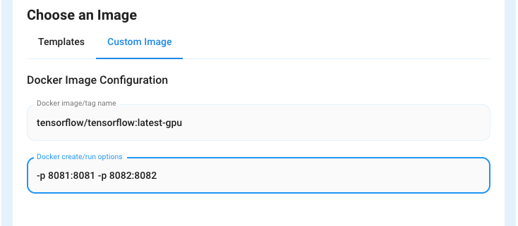 Port forwarding arguments