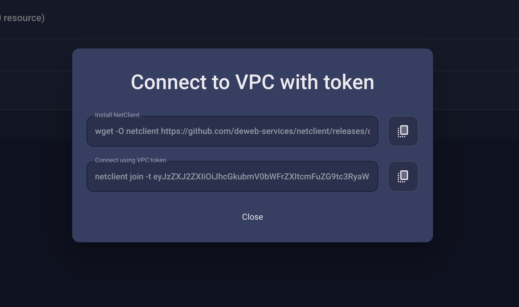 Connecting an External VM to a VPC